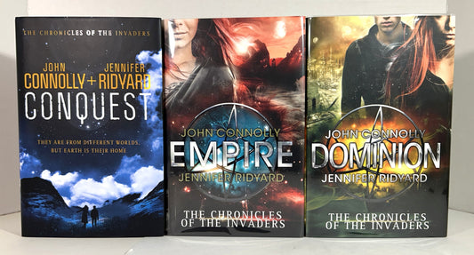 Chronicles of the Invader Trilogy by John Connolly & Jennifer Ridyard 2013-2016 SIGNED x2 1st UK Editions