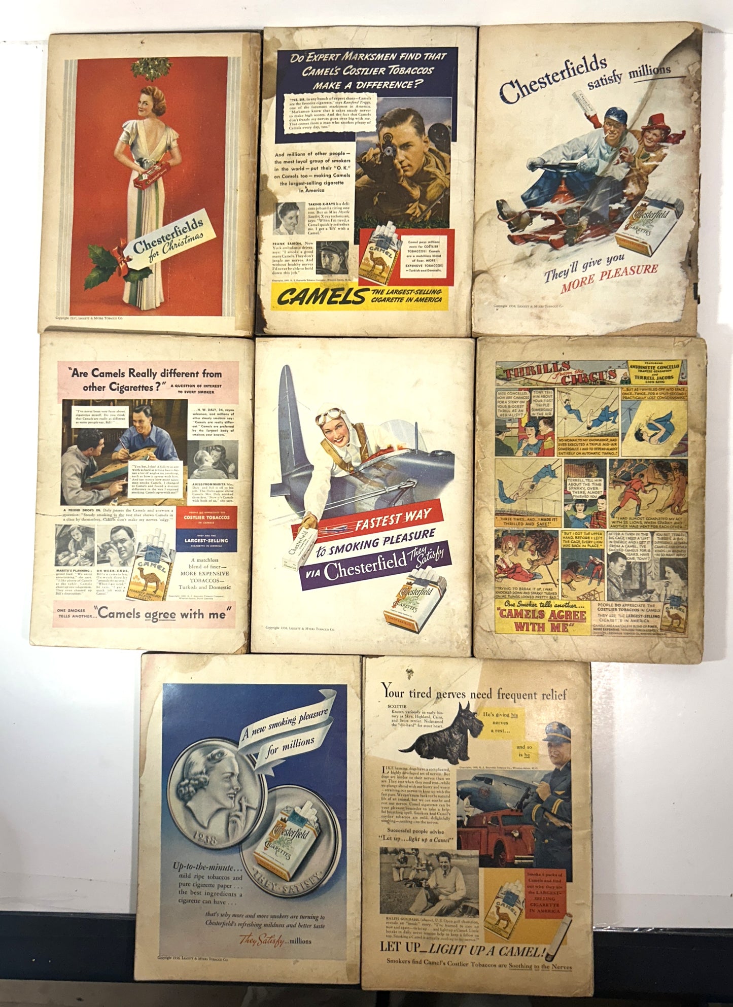 Set of 8 Astounding Science Fiction January-April + September-December 1938
