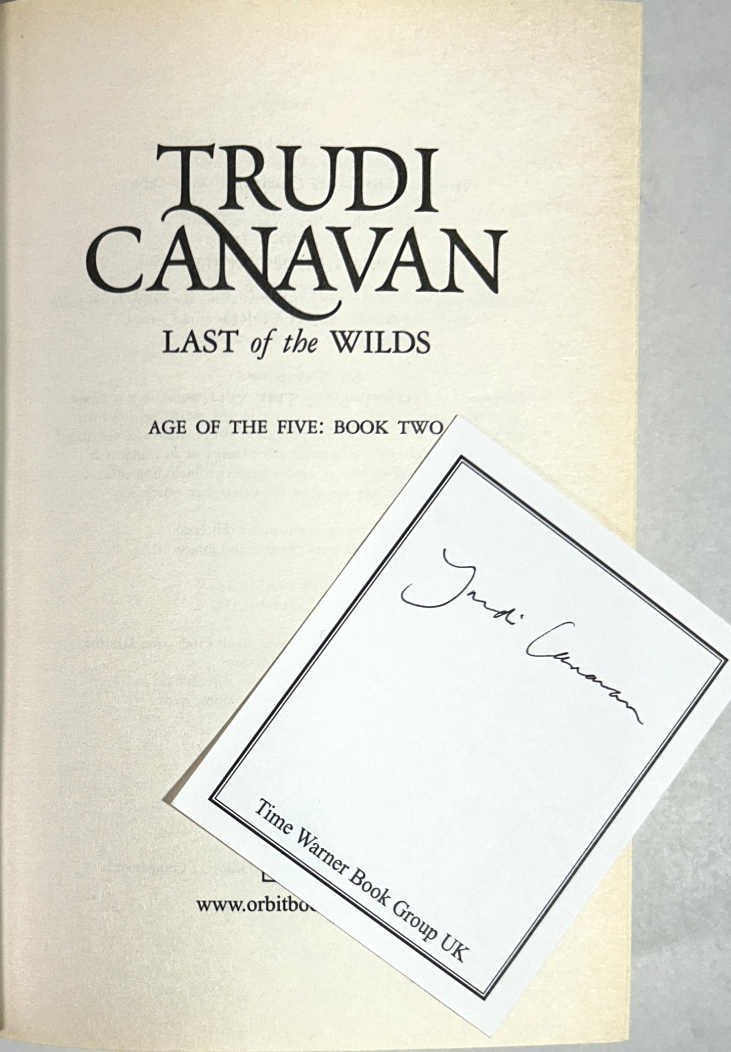 Priestess of the White + Last of the Wilds (Age of Five Gods #1 & #2) by Trudi Canavan 2006 1st UK Editions