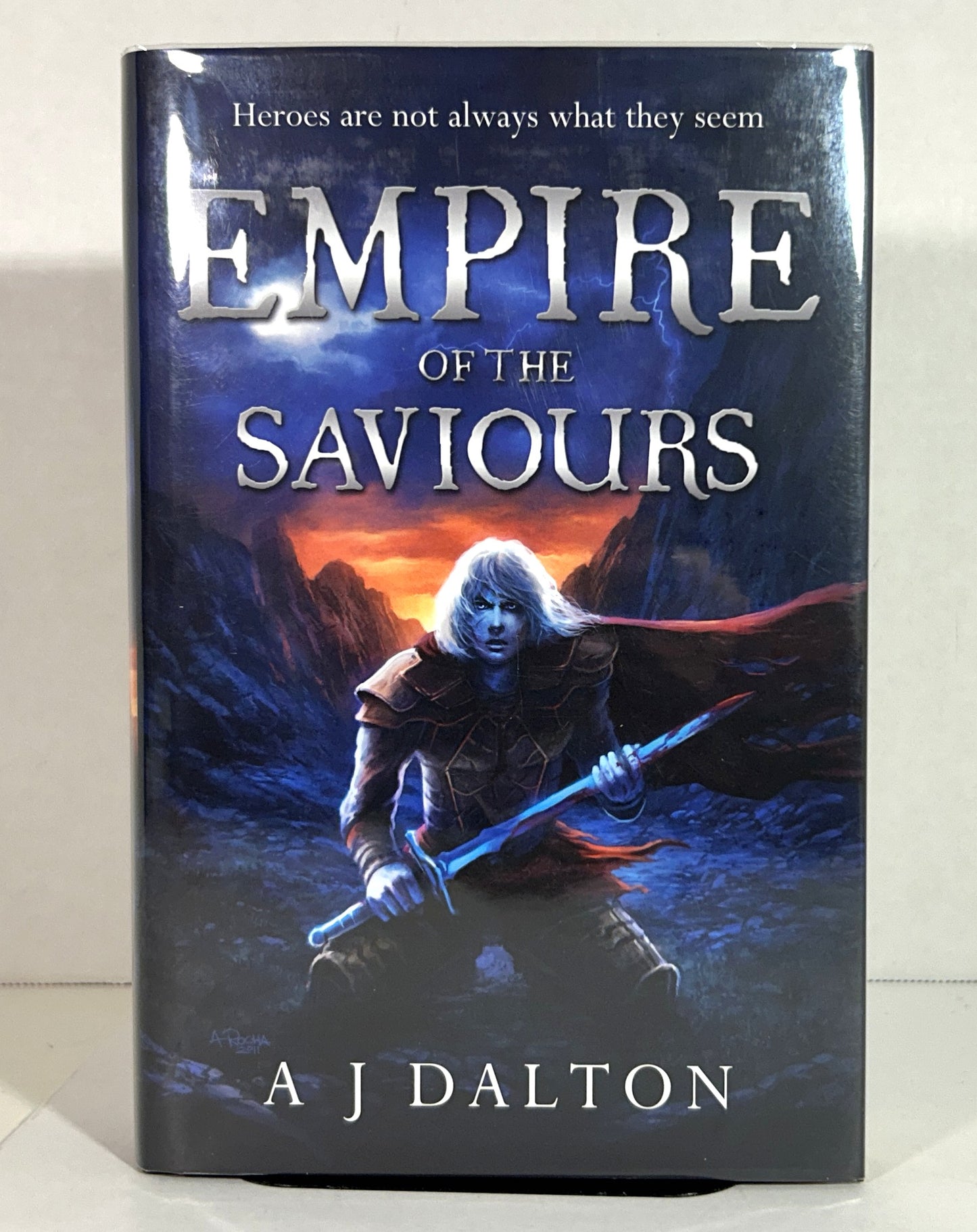 Empire of the Saviours (Chronicles of a Cosmic Warlod #1) by AJ Dalton 2012 SIGNED 1st Edition
