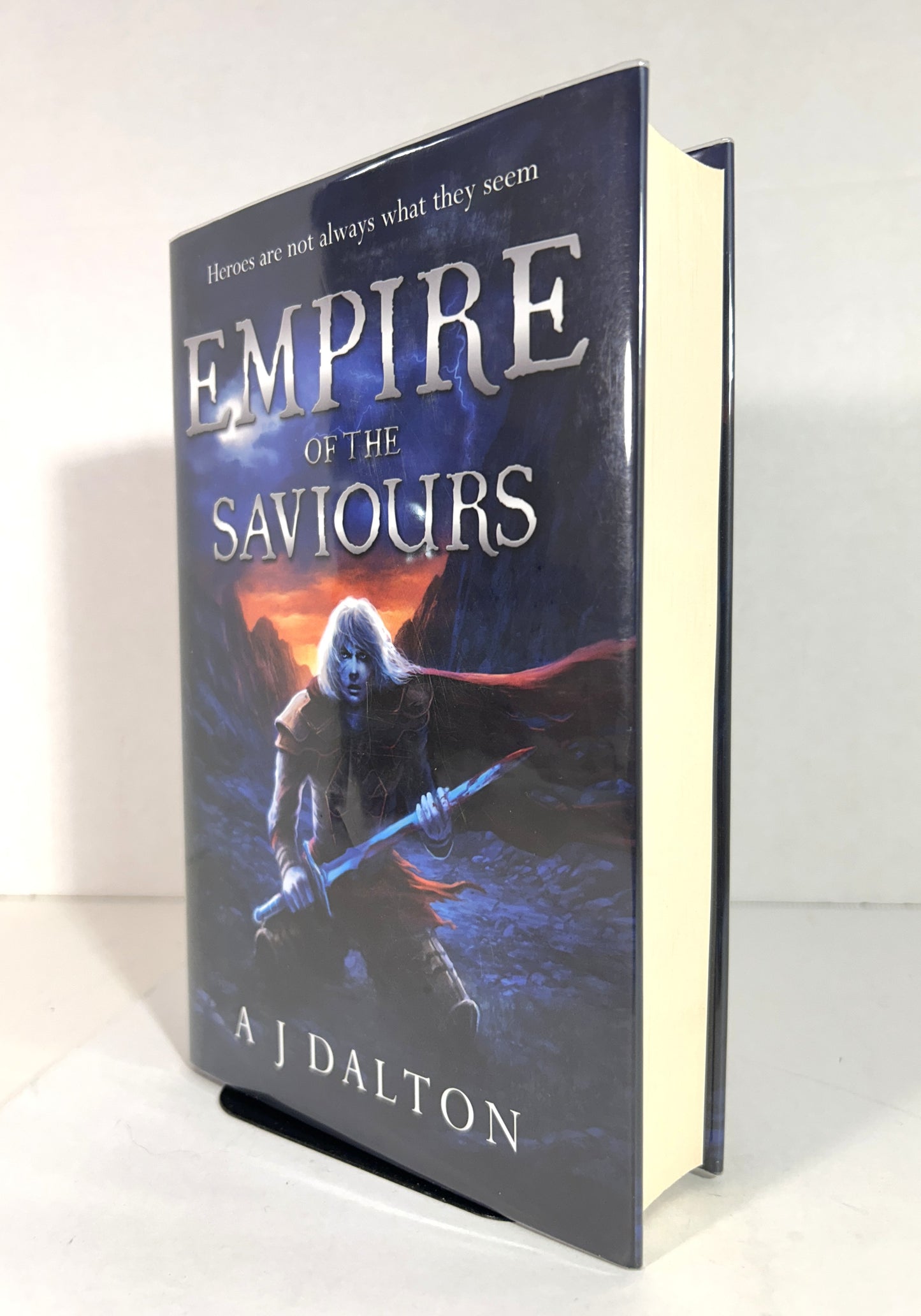 Empire of the Saviours (Chronicles of a Cosmic Warlod #1) by AJ Dalton 2012 SIGNED 1st Edition