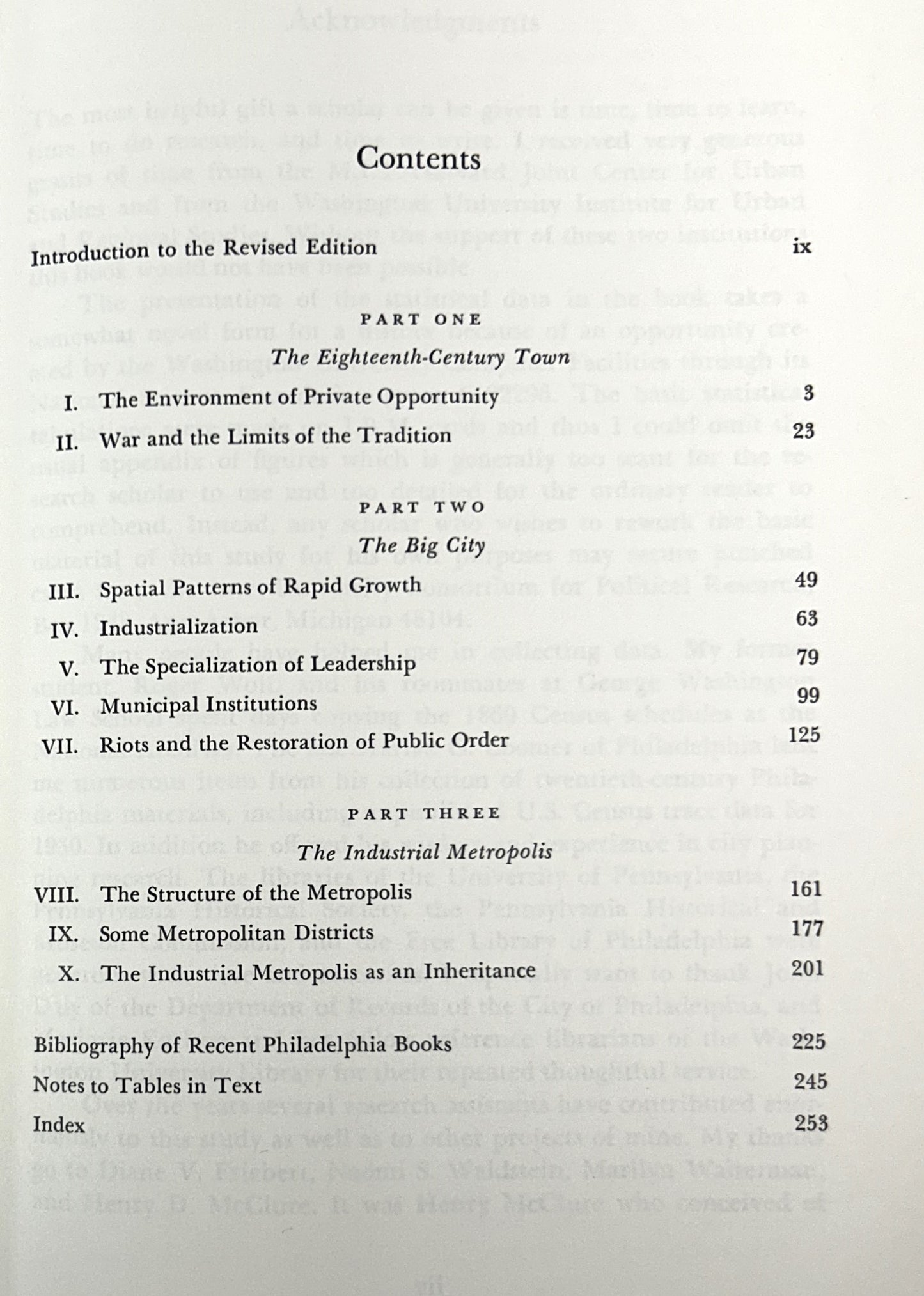 The Private City: Philadelphia in Three Periods of Its Growth by Sam Bass Warner 1987 2nd Edition