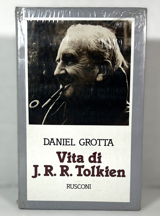 Vita di JRR Tolkien by Daniel Grotta 1983 Hardcover SEALED Italian Text