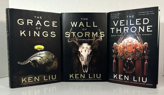 Set of 3 Dandelion Dynasty by Ken Liu 2015-2016 1st Editions