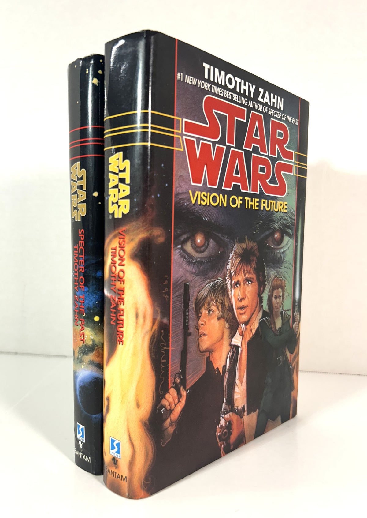 Set of 2 Star Wars: Specter of the Past + Visions of the Future by Timothy Zahn 1997-1998 1st Editions