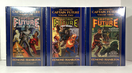 Set of 3 Captain Future: Man of Tomorrow y Edmond Hamilton SEALED