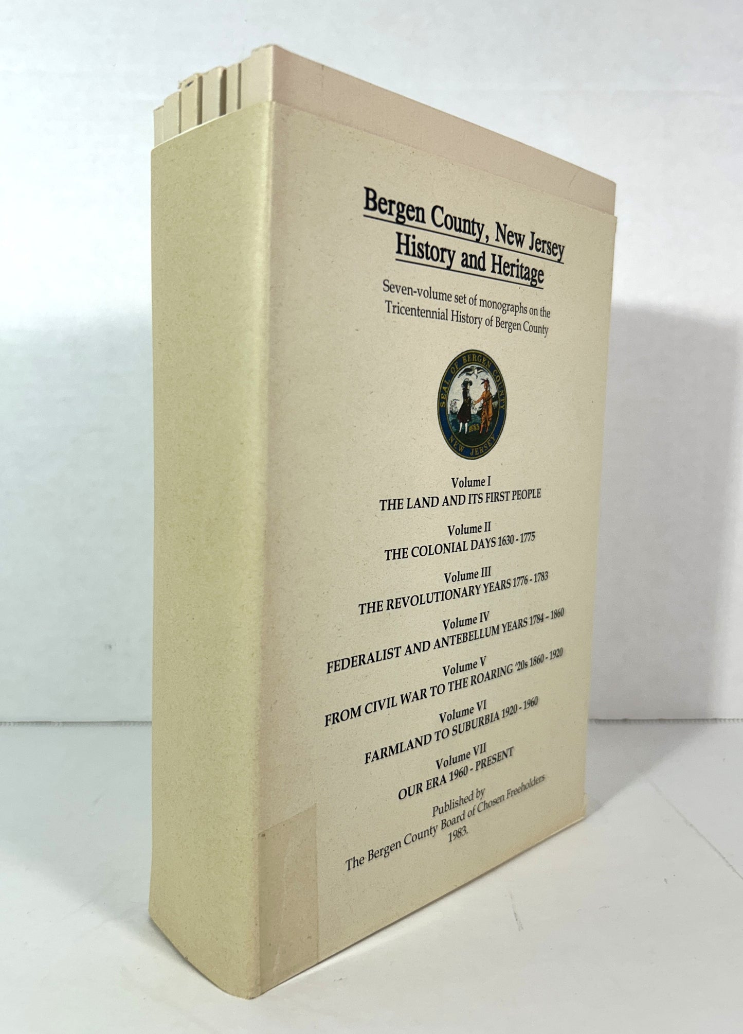 Set of 7 Bergen County, New Jersey History & Heritage 1983