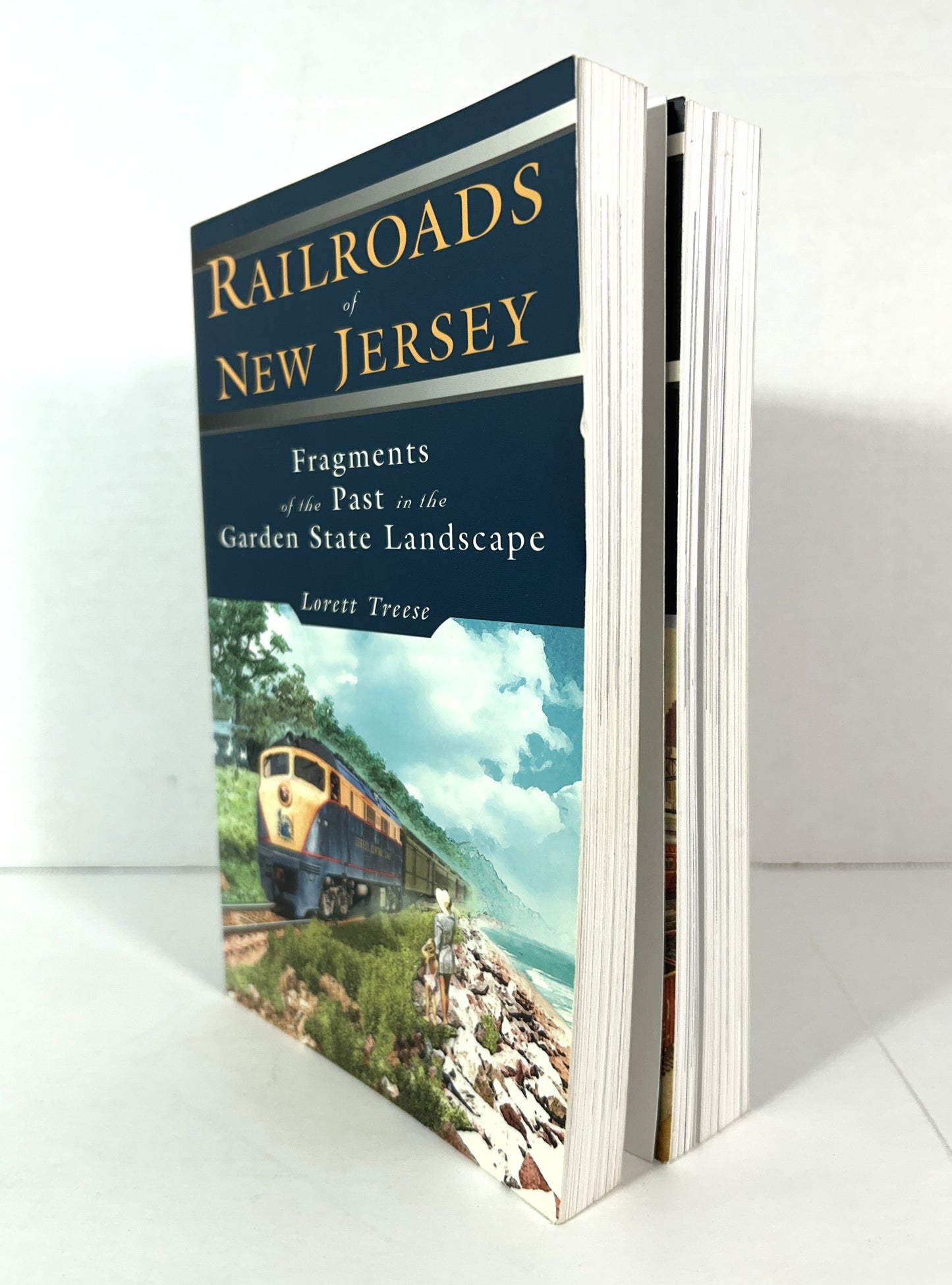 Set of 2 Railroads (Pennsylvania & New Jersey) by Lorett Treese 2003-2006