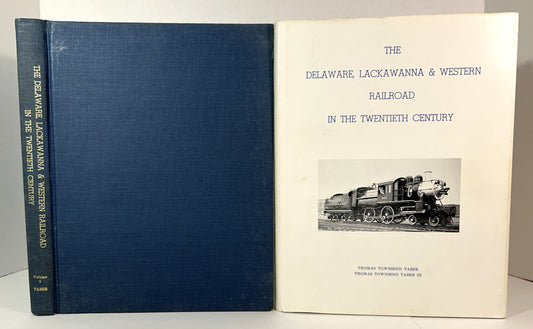 Set of 2 Delaware Lackawanna & Western Railroad in the Twentieth Century by Thomas Townsend Taber 1980 SIGNED Limited Edition