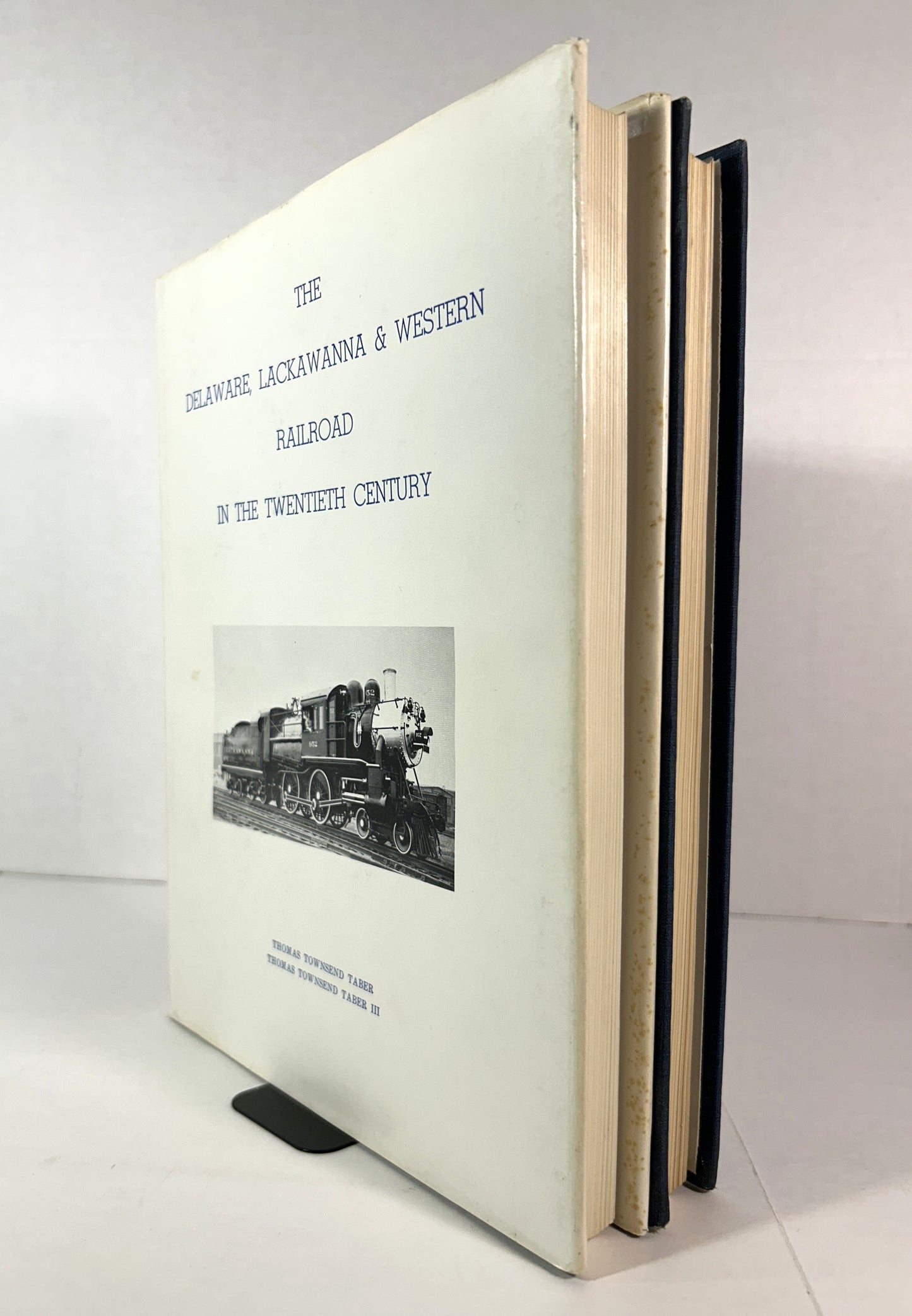 Set of 2 Delaware Lackawanna & Western Railroad in the Twentieth Century by Thomas Townsend Taber 1980 SIGNED Limited Edition