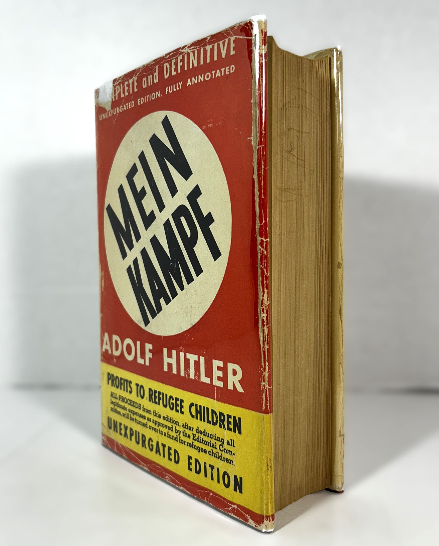 Mein Kampf by Adolf Hitler 1939 Unexpurged Scarce Dust Jacket