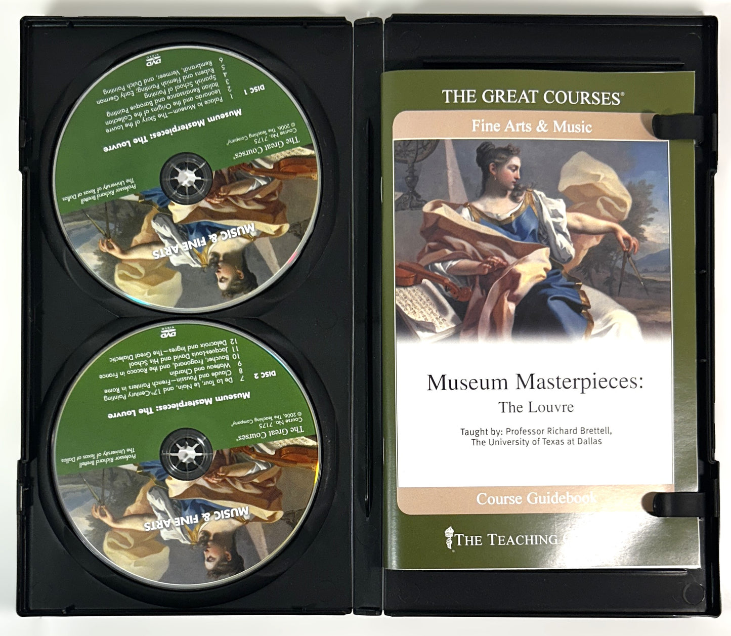 The Great Courses: Museum Masterpieces: The Louvre 2006 2 DVDs w/ Guidebook