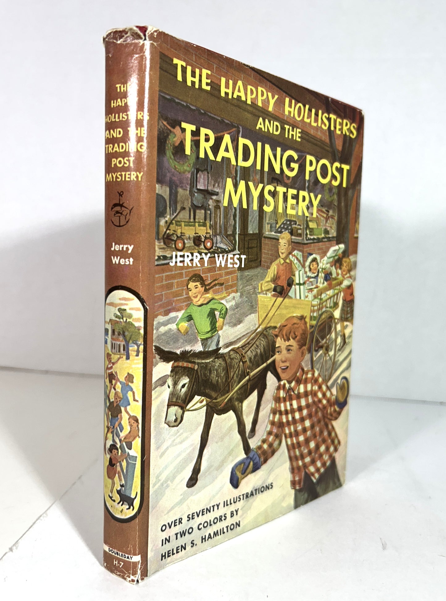 The Happy Hollisters and the Trading Post Mystery by Jerry West 1954
