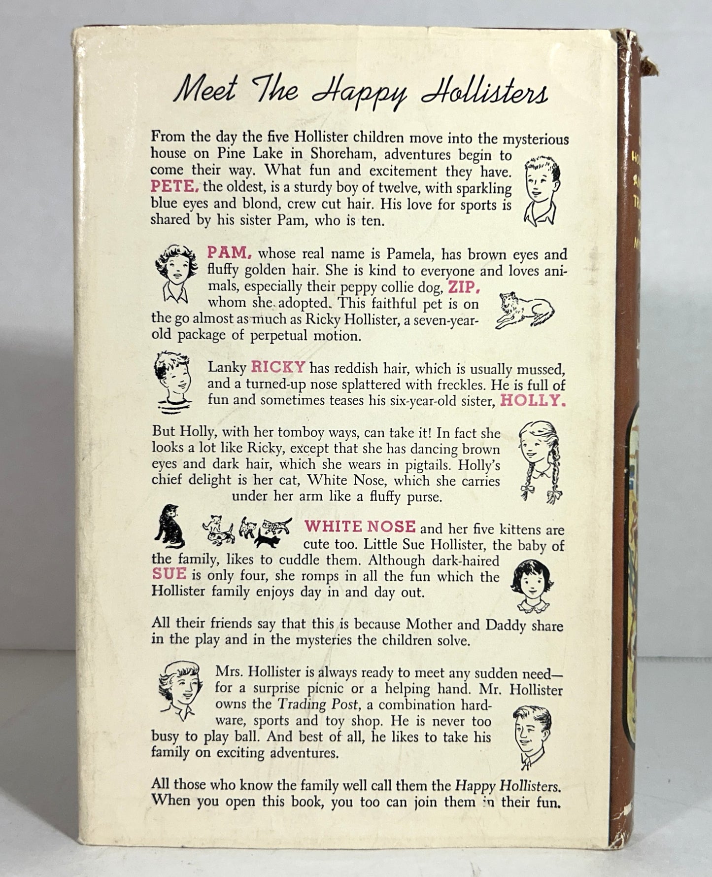 The Happy Hollisters and the Trading Post Mystery by Jerry West 1954