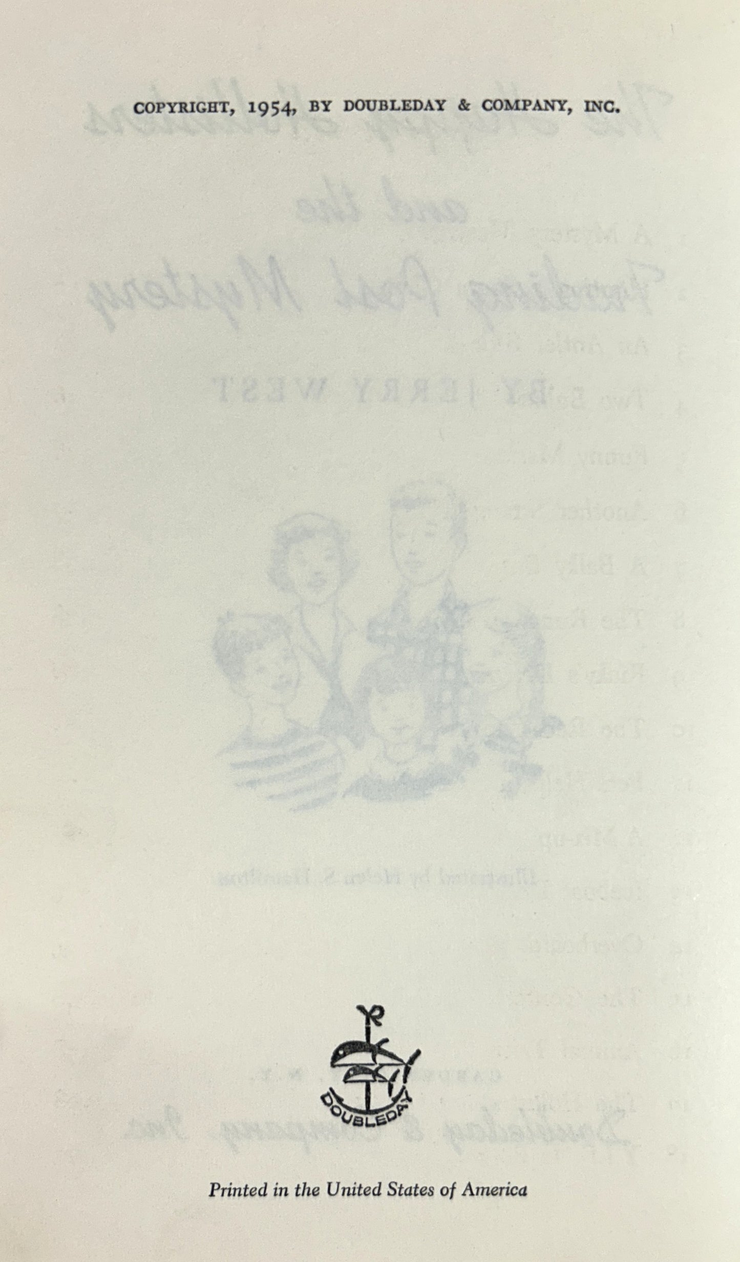 The Happy Hollisters and the Trading Post Mystery by Jerry West 1954