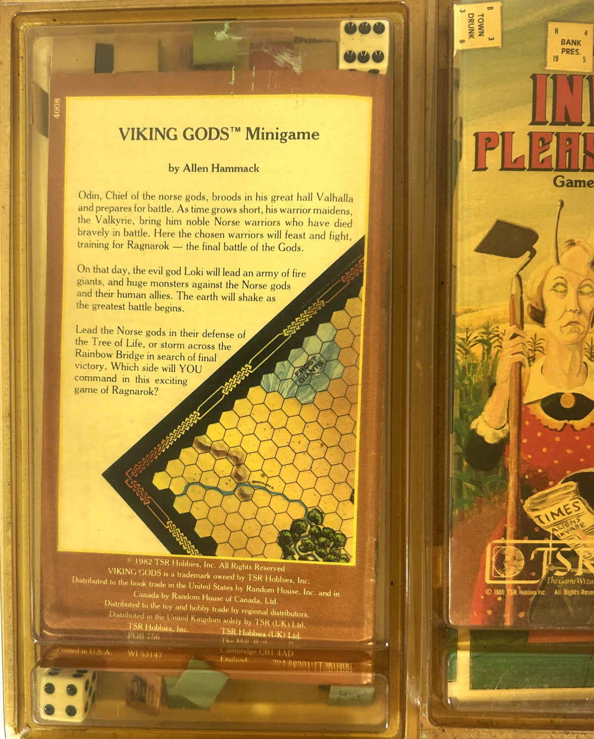 Set of 4 Vintage Miniature Games