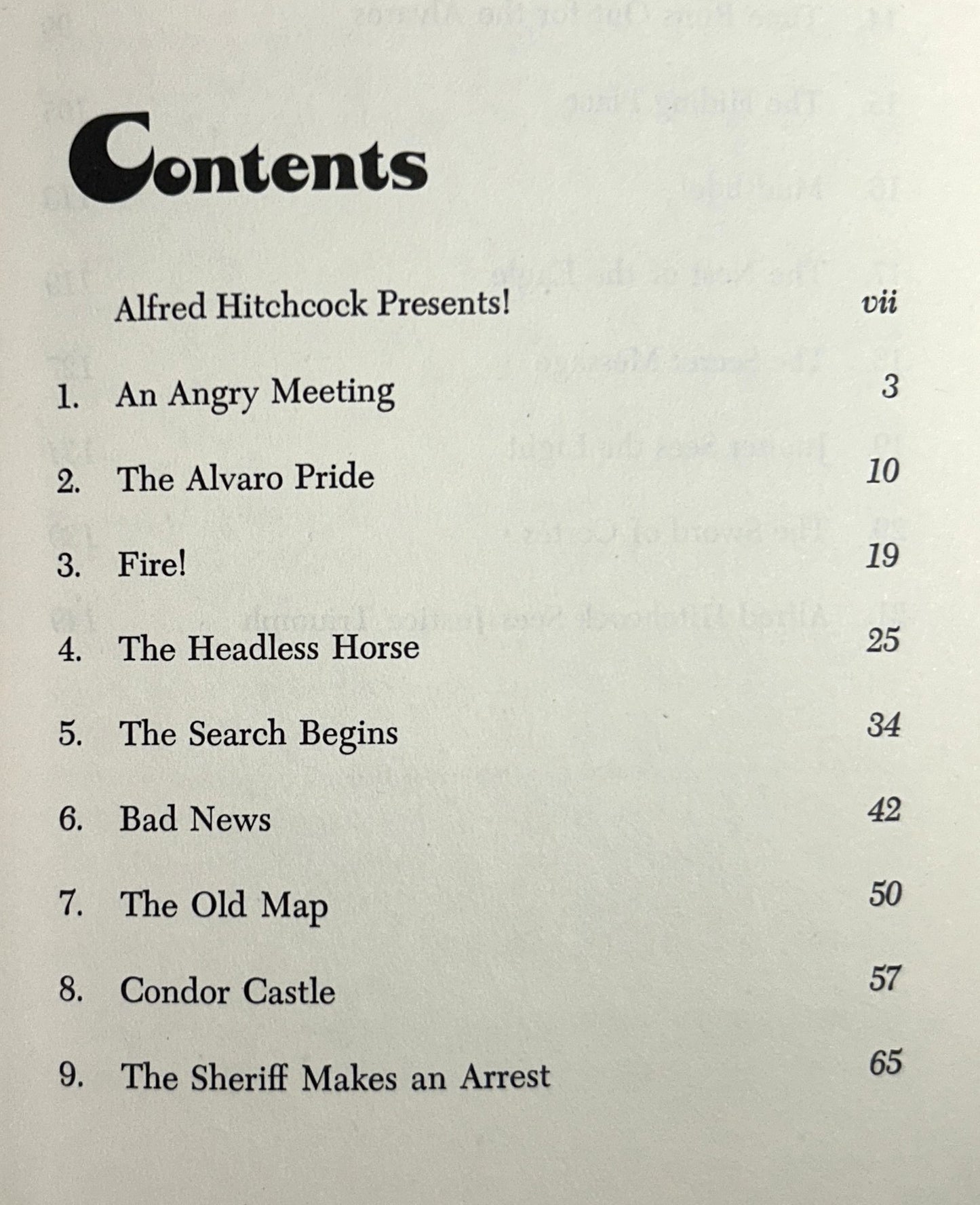 The Mystery of the Headless Horse (Alfred Hitchcock & the Three Investigators #26) stated 1977, likely Later Print