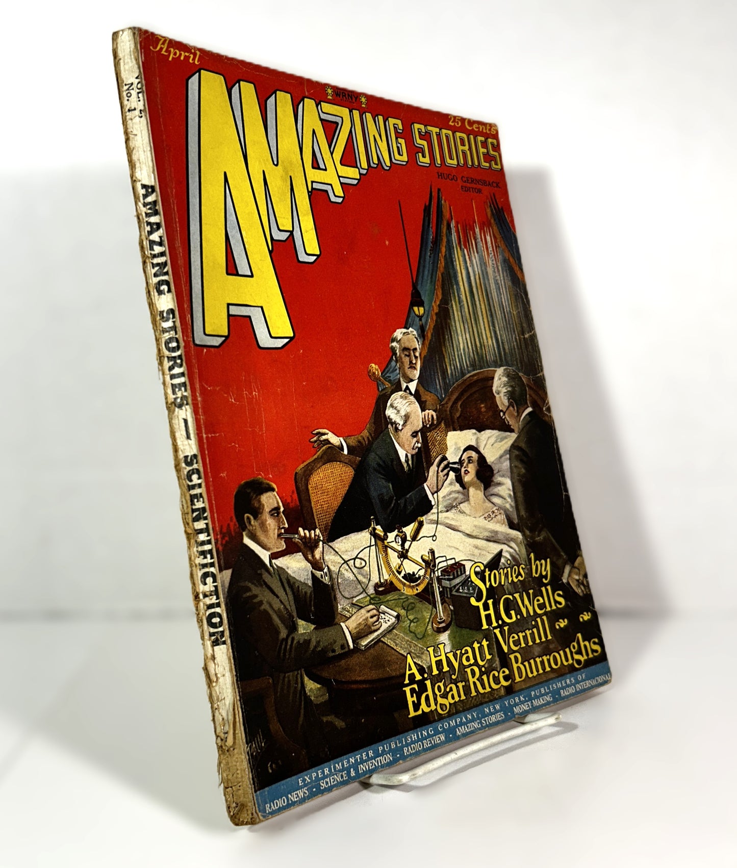 Amazing Stories Magazine December 1927 Vol 2, #9 Vintage Pulp Science Fiction