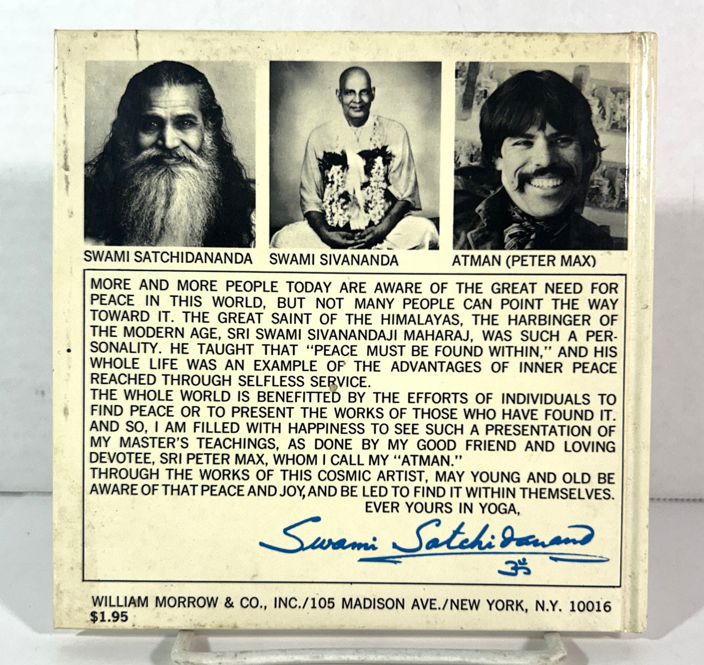 Thought with the Words of Swami Sivananda Himalayas by Peter Max 1970