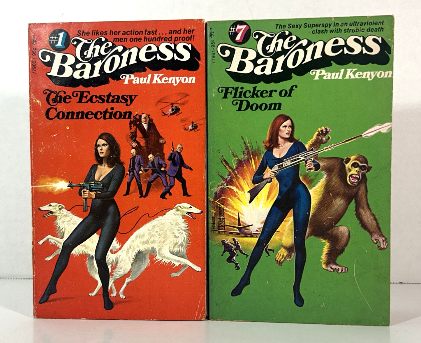 Set of 2 The Baroness by Paul Kenyon 1974