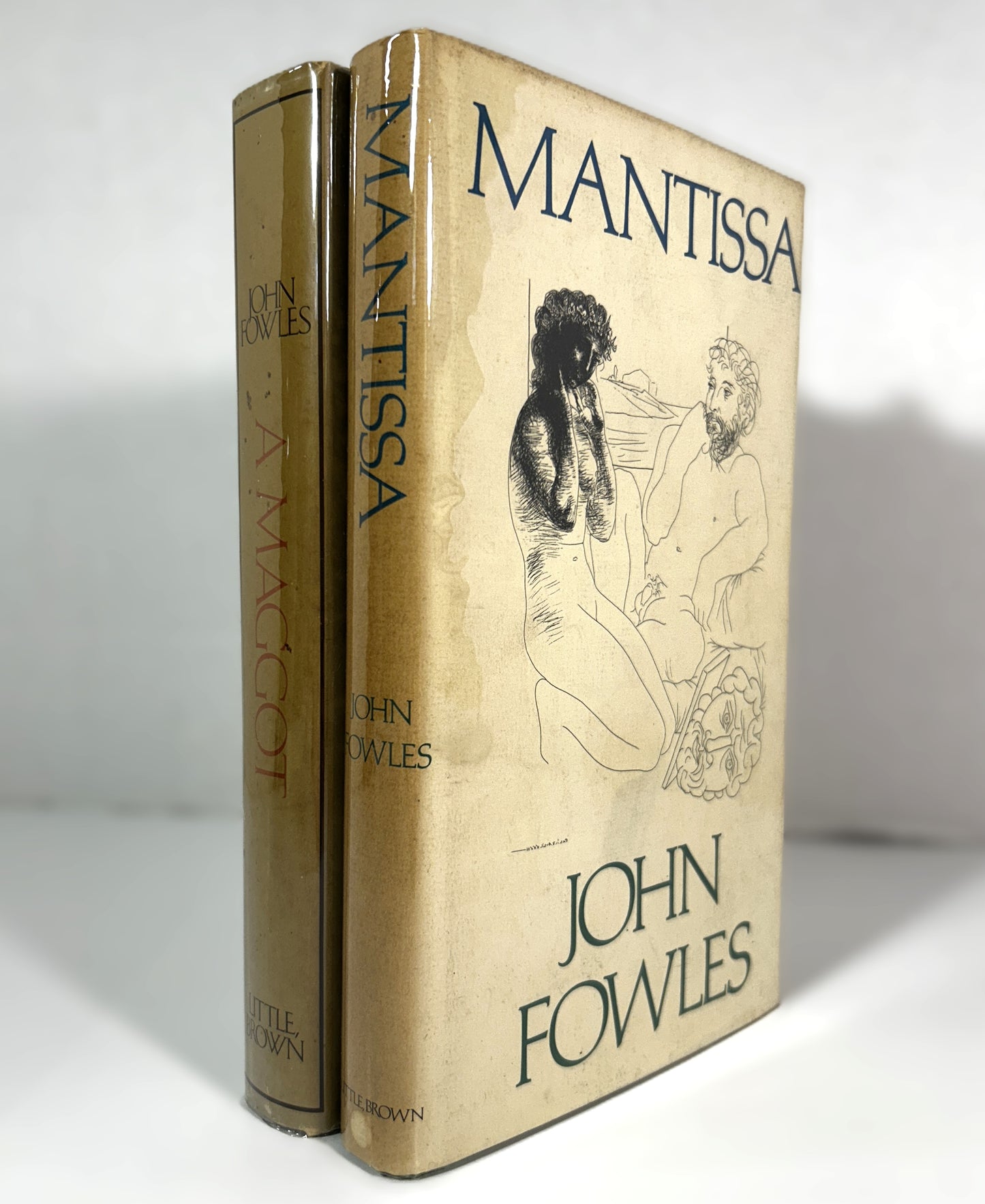 Mantissa and A Maggot by John Fowles - 1st Editions