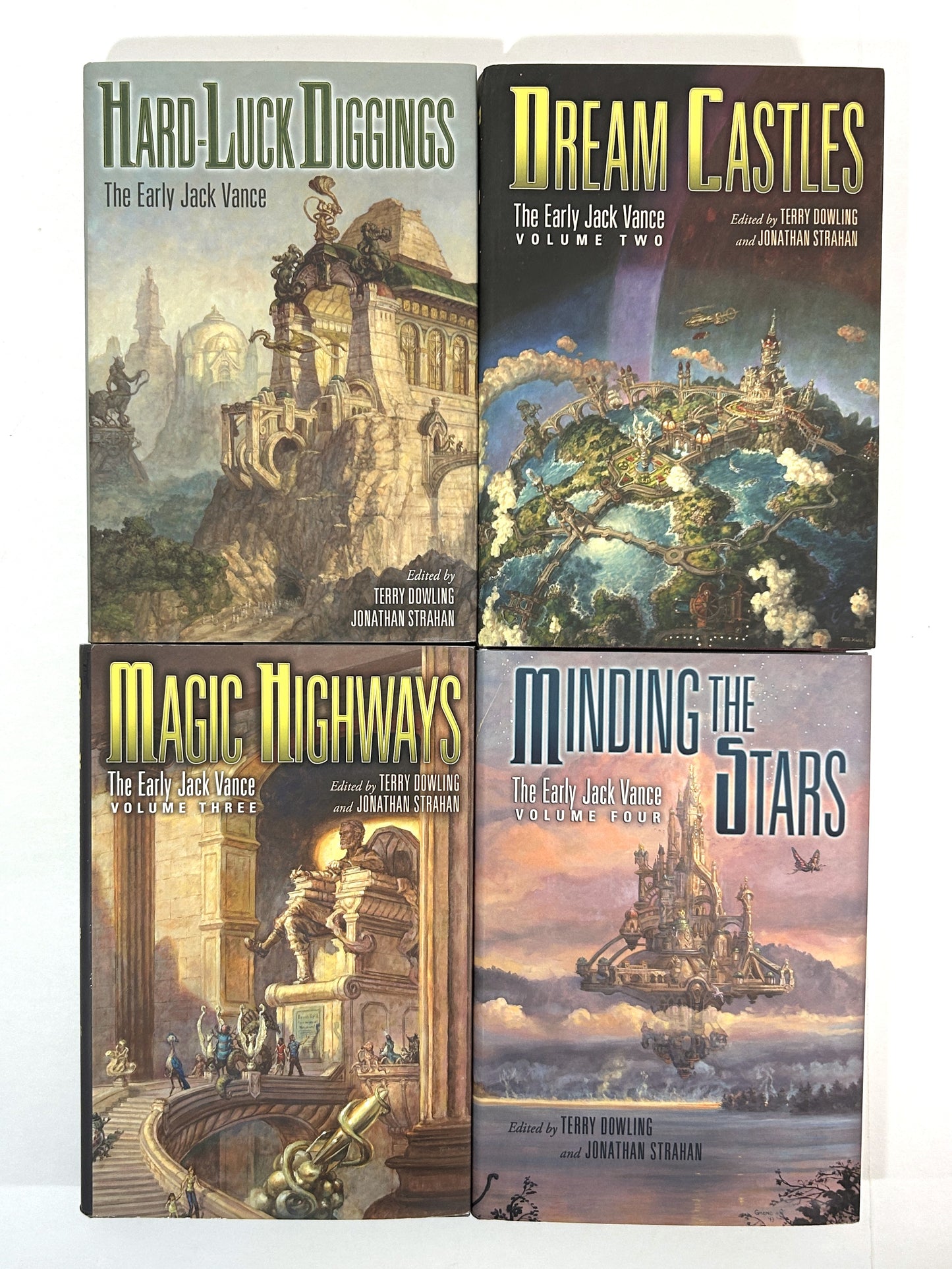 Set of 4 The Early Jack Vance by Terry Dowling & Jonathan Strahan 2010-2014 Subterranean Press