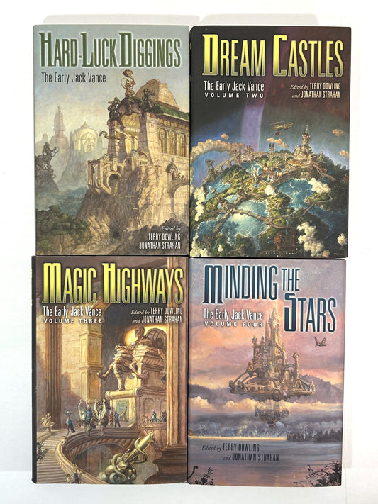 Set of 4 The Early Jack Vance by Terry Dowling & Jonathan Strahan 2010-2014 Subterranean Press