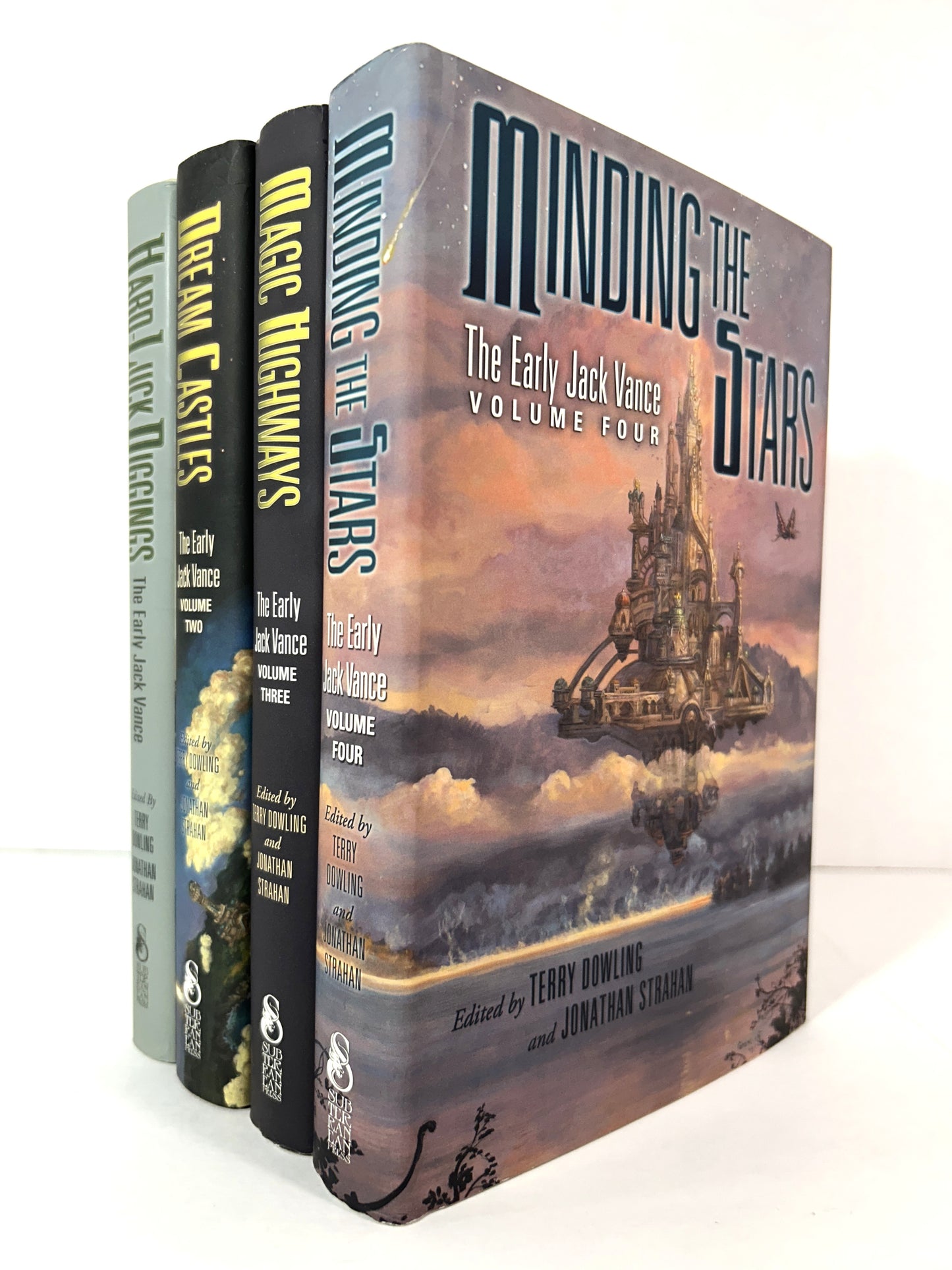 Set of 4 The Early Jack Vance by Terry Dowling & Jonathan Strahan 2010-2014 Subterranean Press