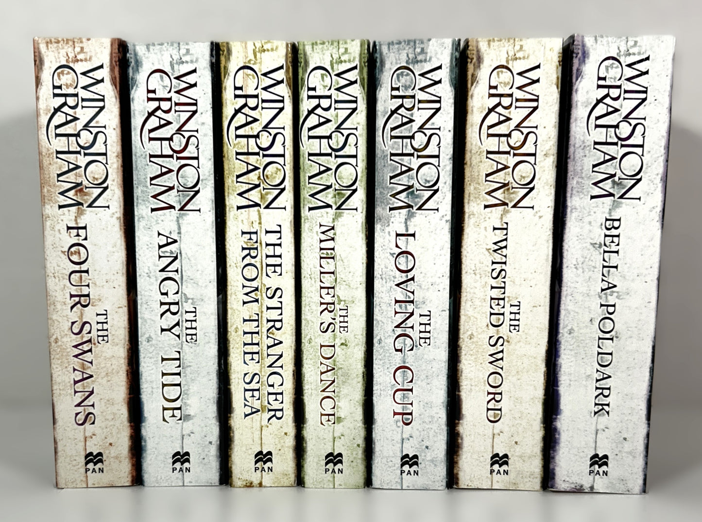 Poldark by Winston Graham Set of 7 Trade Paperbacks circa 2000s