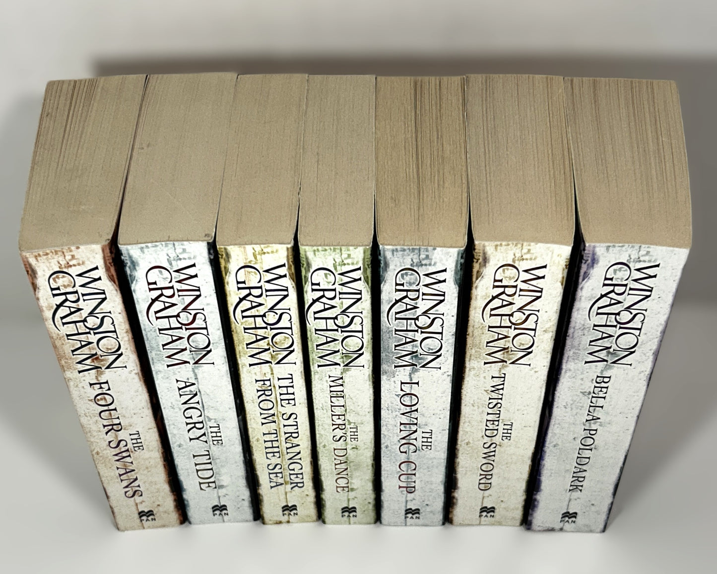 Poldark by Winston Graham Set of 7 Trade Paperbacks circa 2000s