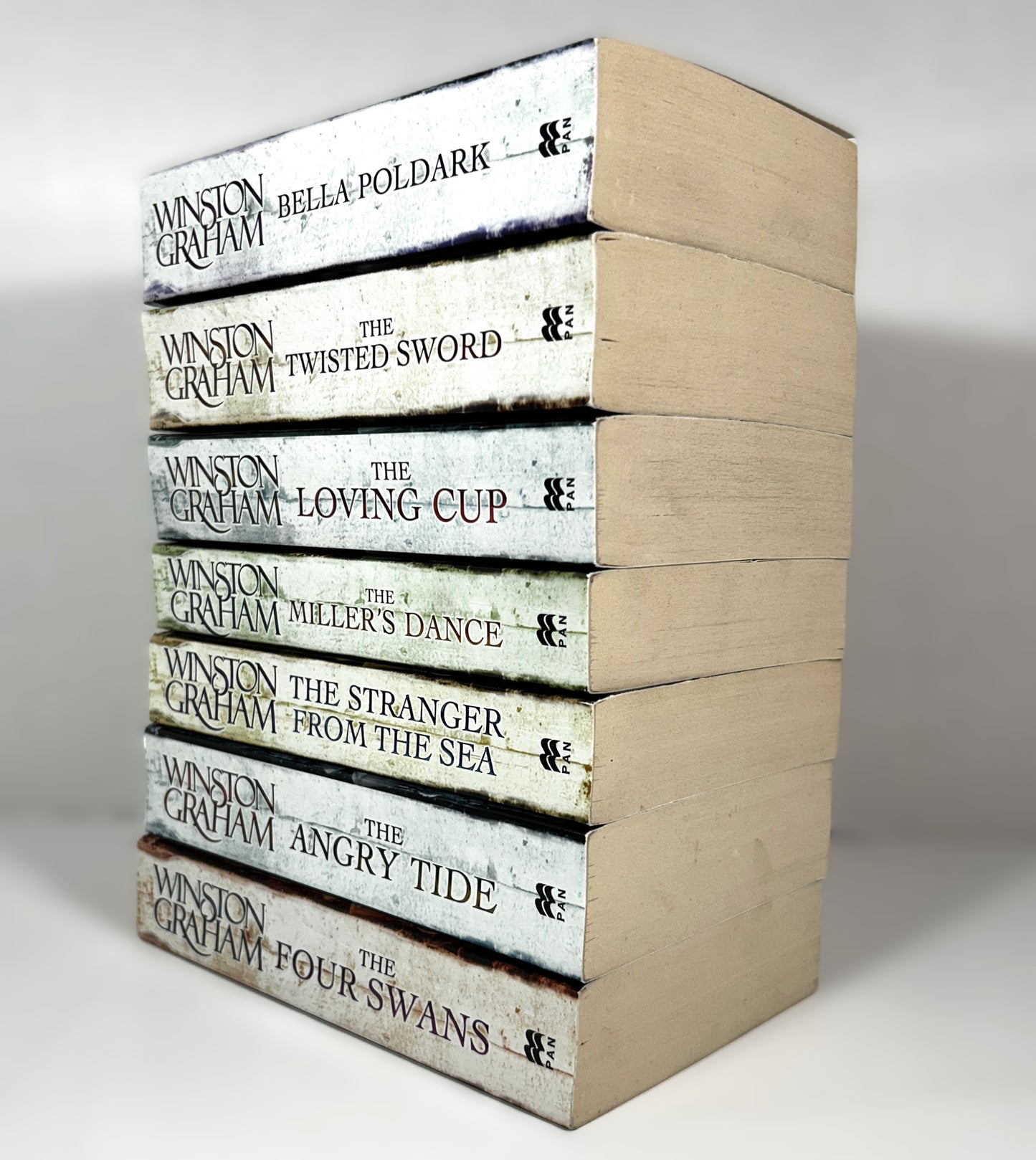 Poldark by Winston Graham Set of 7 Trade Paperbacks circa 2000s