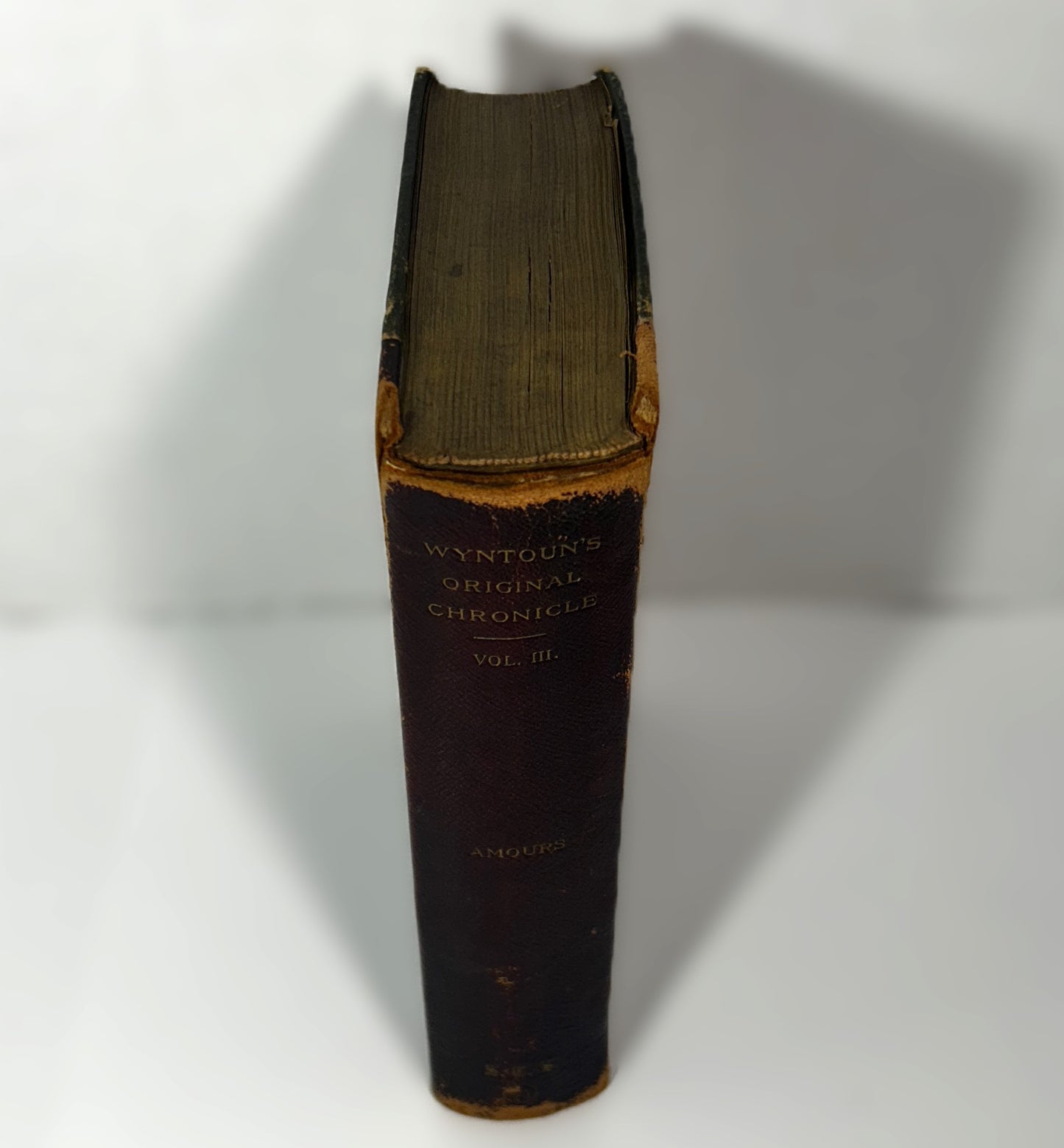 Original Chronicle of Andrew of Wyntoun by FJ Amours Vol #3 Hardcover 1904