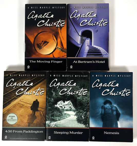 Set of 5 Miss Marple Mysteries by Agatha Christie 2000