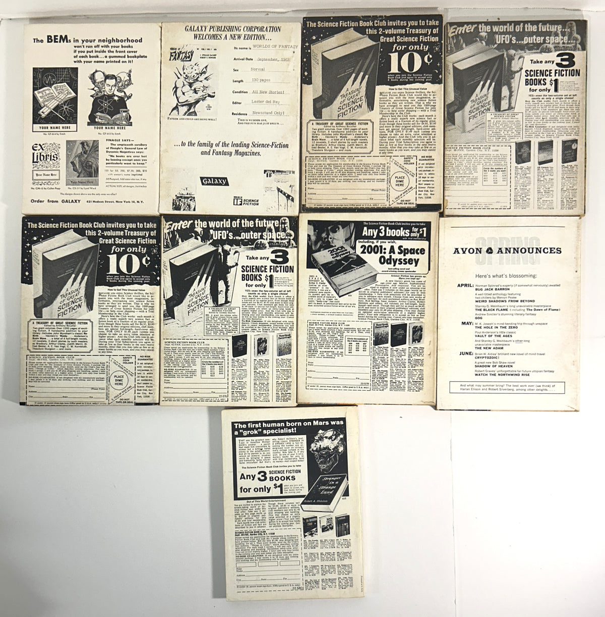 Lot of 21 IF Science Fiction Magazines 1961-1969