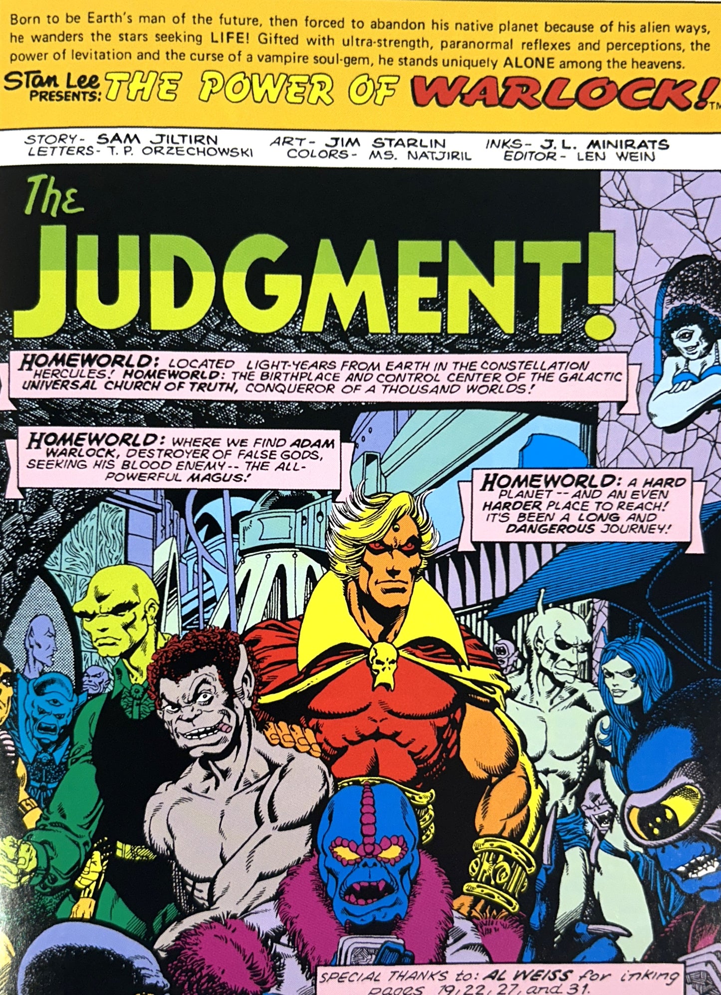 Marvel Masterworks: Warlock Vol 2 by Jim Starlin 1st Print