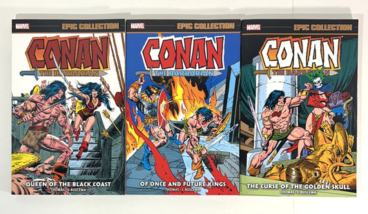 Marvel: Set of 3 Conan: Epic Collection 2021-2022 1st Printings