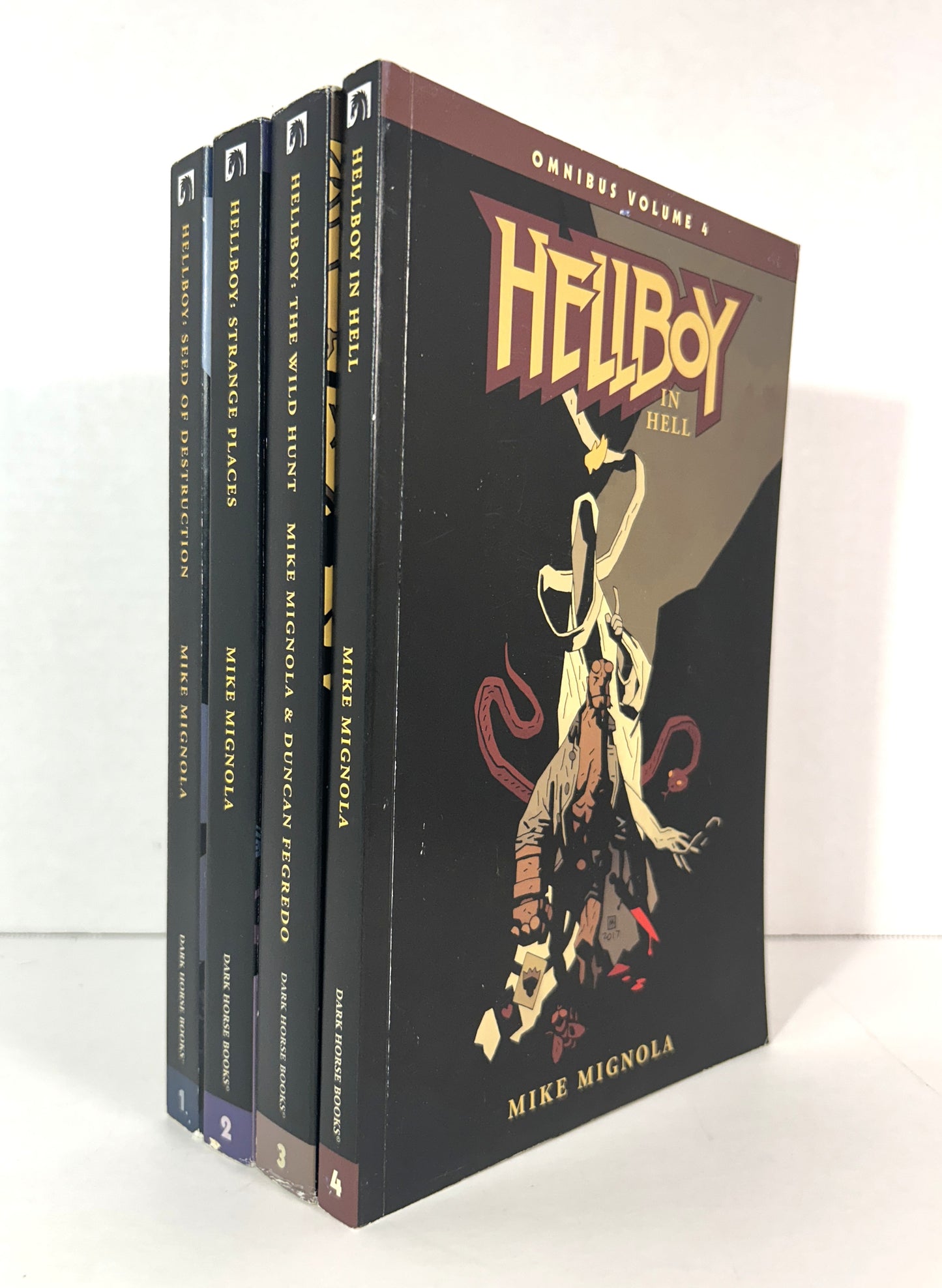 Set of 4 Hellboy Omnibuses by Mike Mignola 2018 1st Printing