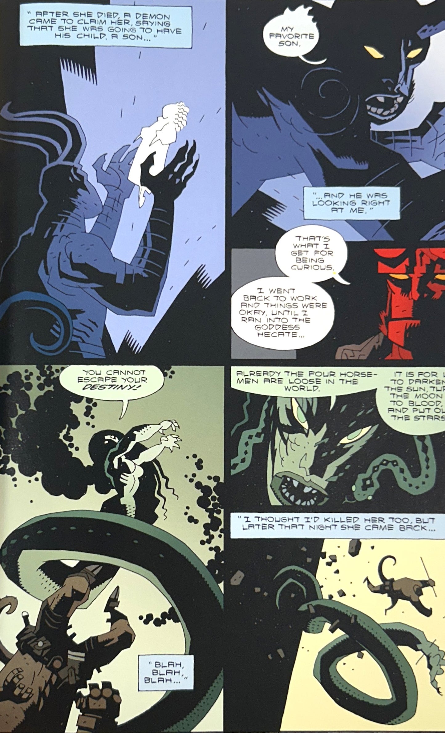 Set of 4 Hellboy Omnibuses by Mike Mignola 2018 1st Printing