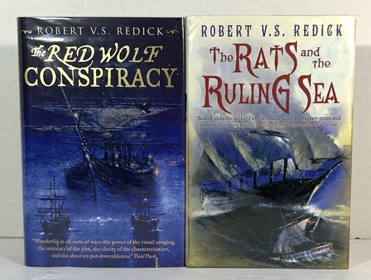 Red Wolf Conspiracy + Rats and the Ruling Sea by Robert Redick 2008-2009 SIGNED 1st UK Edition