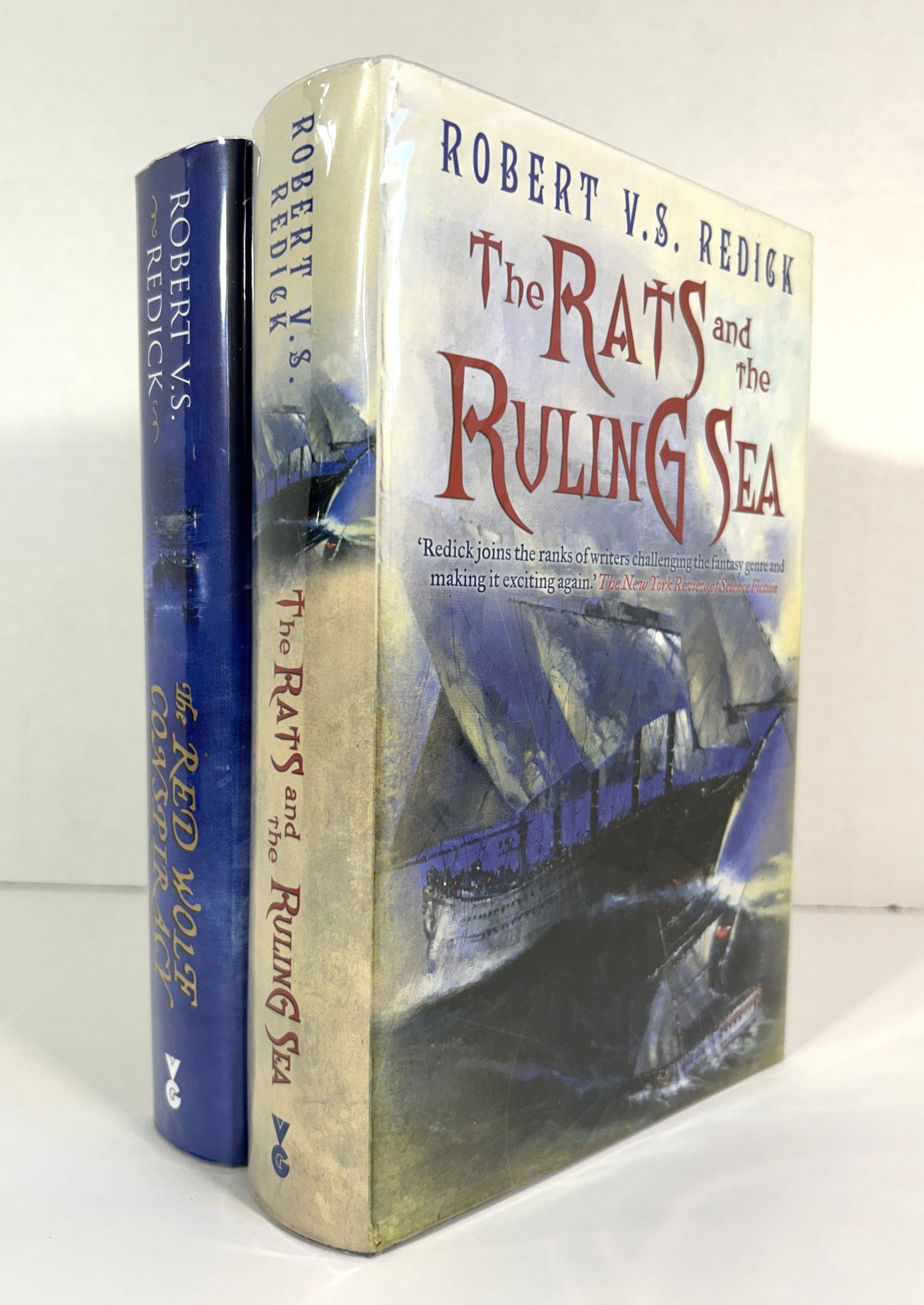 Red Wolf Conspiracy + Rats and the Ruling Sea by Robert Redick 2008-2009 SIGNED 1st UK Edition