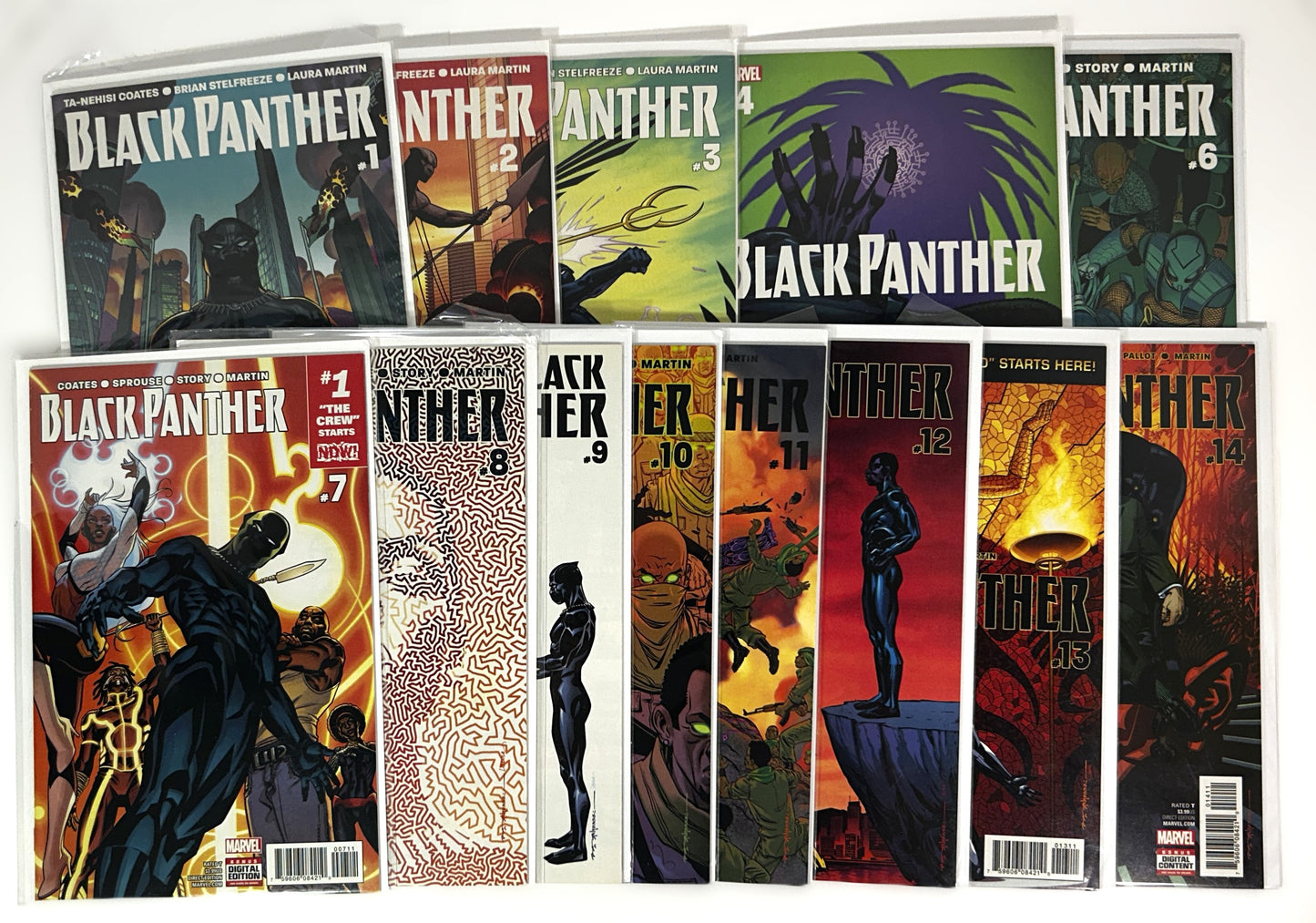 Set of 13 Marvel: Black Panther Comics