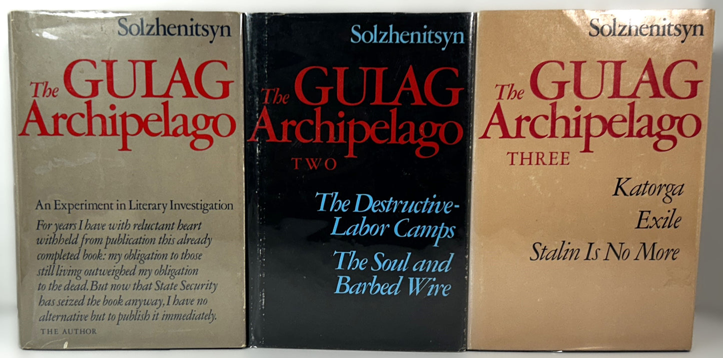 Complete Set of the Gulag Archipelago 1974-1978