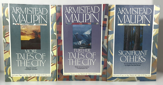 Set of 3 Tales of the City by Armistead Maupin 1989