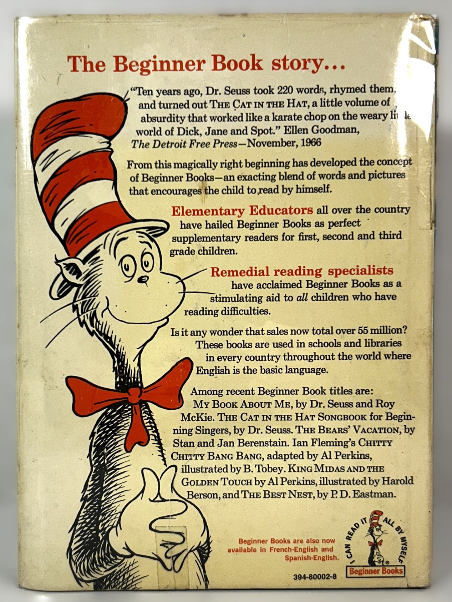 The Cat in the Hat Comes Back by Dr. Seuss 1958