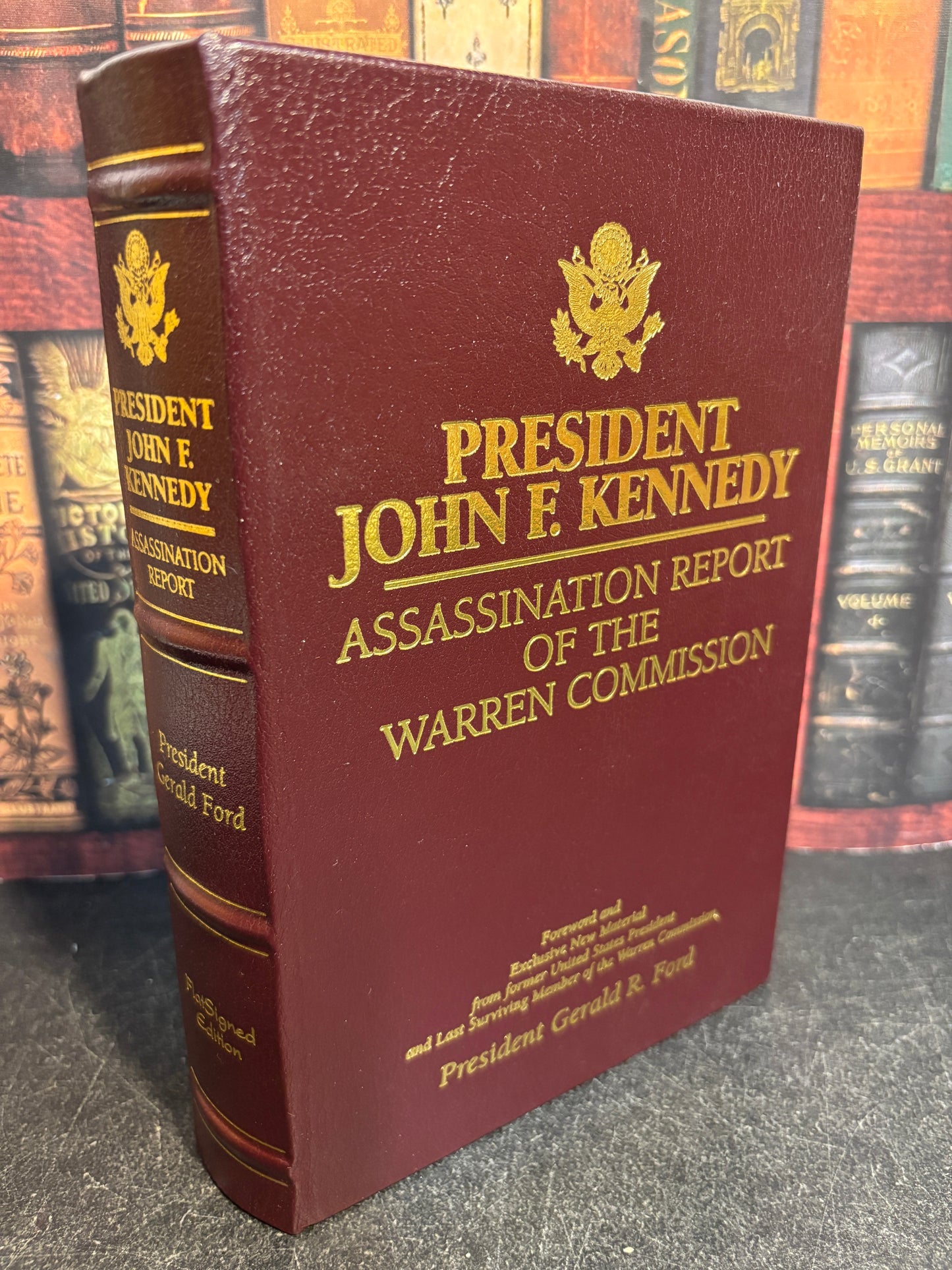 President John F Kennedy: Assassination Report of the Warren Commission SIGNED by Gerald R Ford