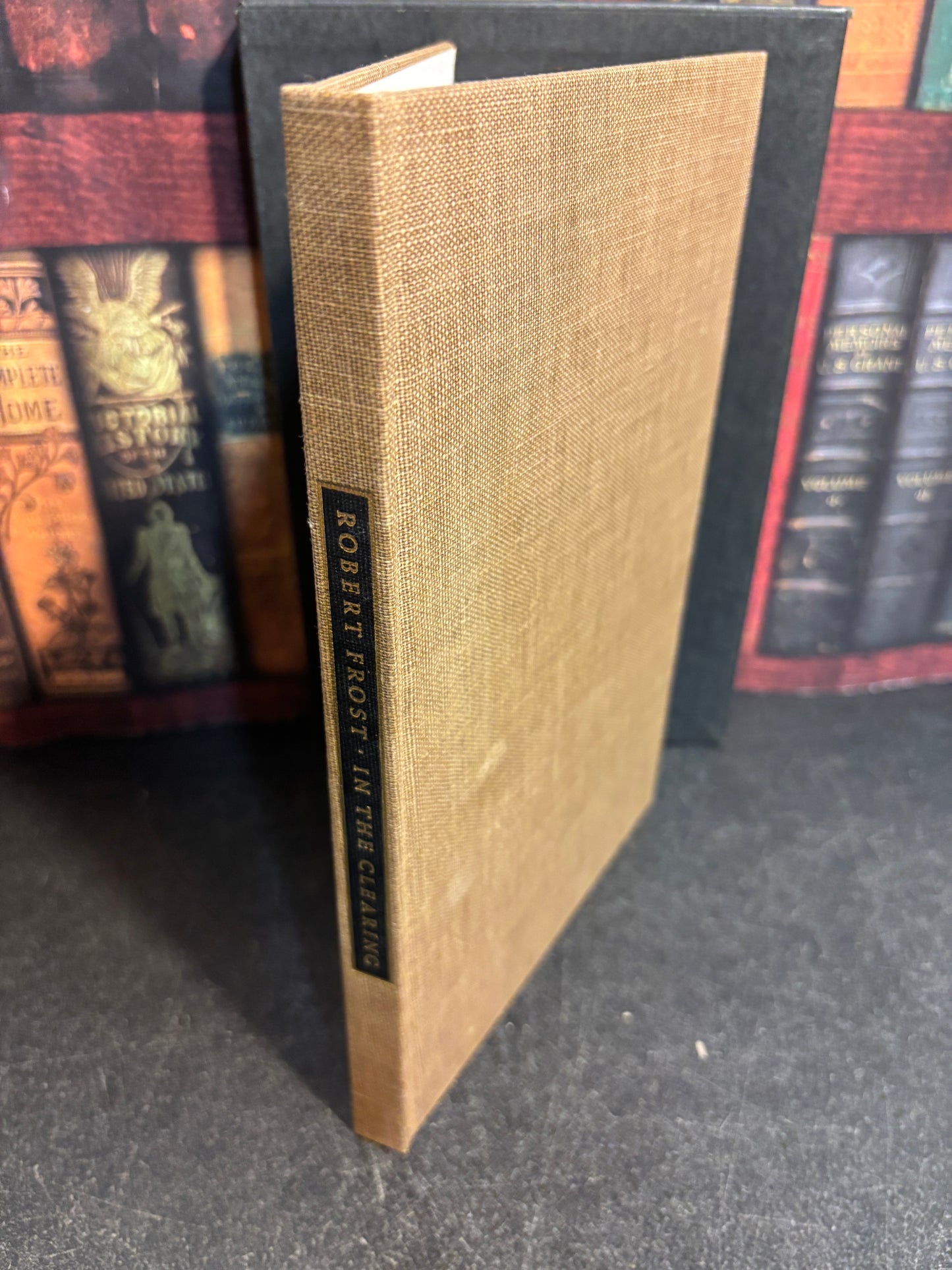 Robert Frost: In the Clearing 1962 HB Slipcase SIGNED Limited Edition #1338