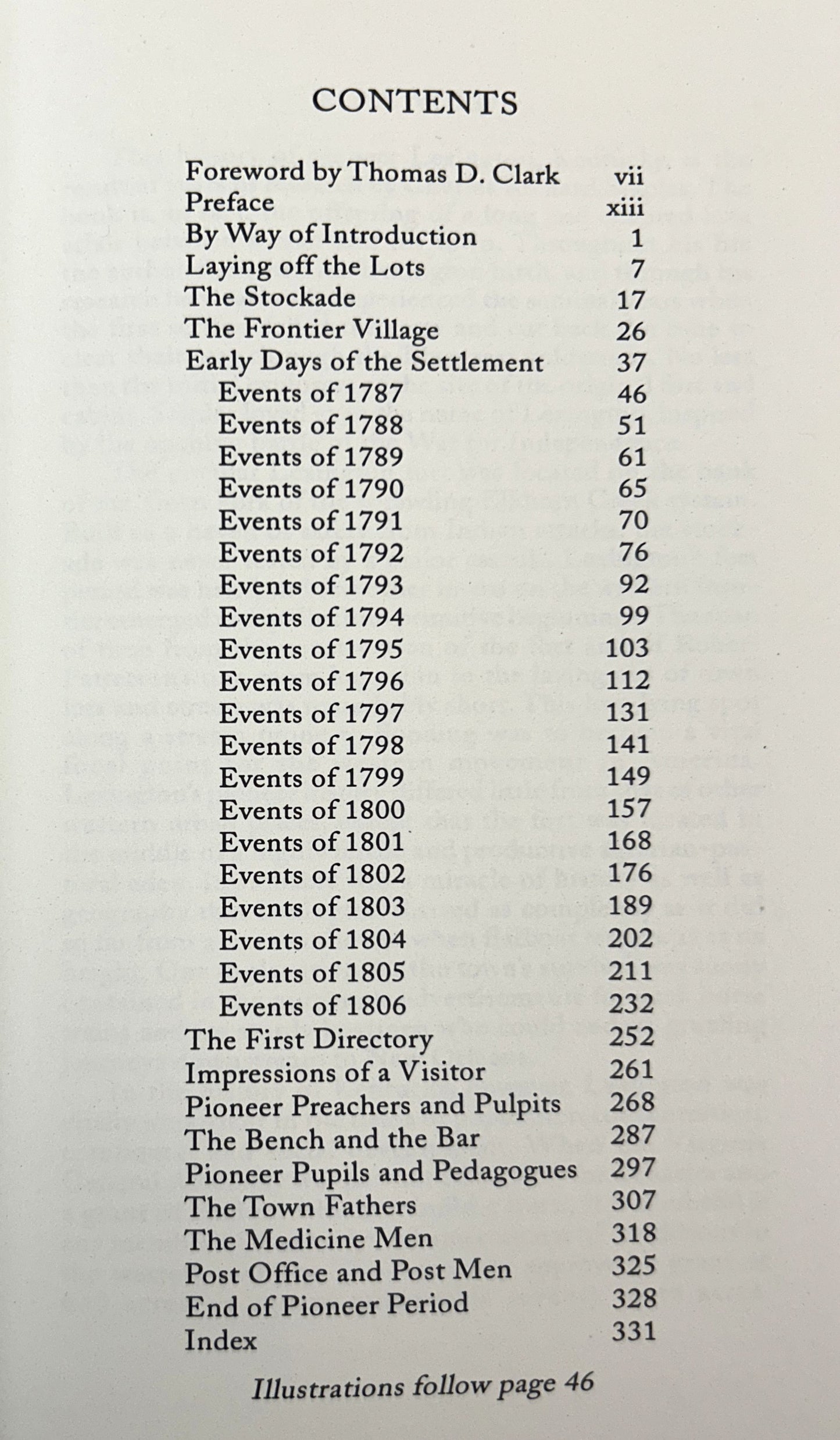 History of Pioneer Lexington 1779-1806 by Charles R. Staples 1996
