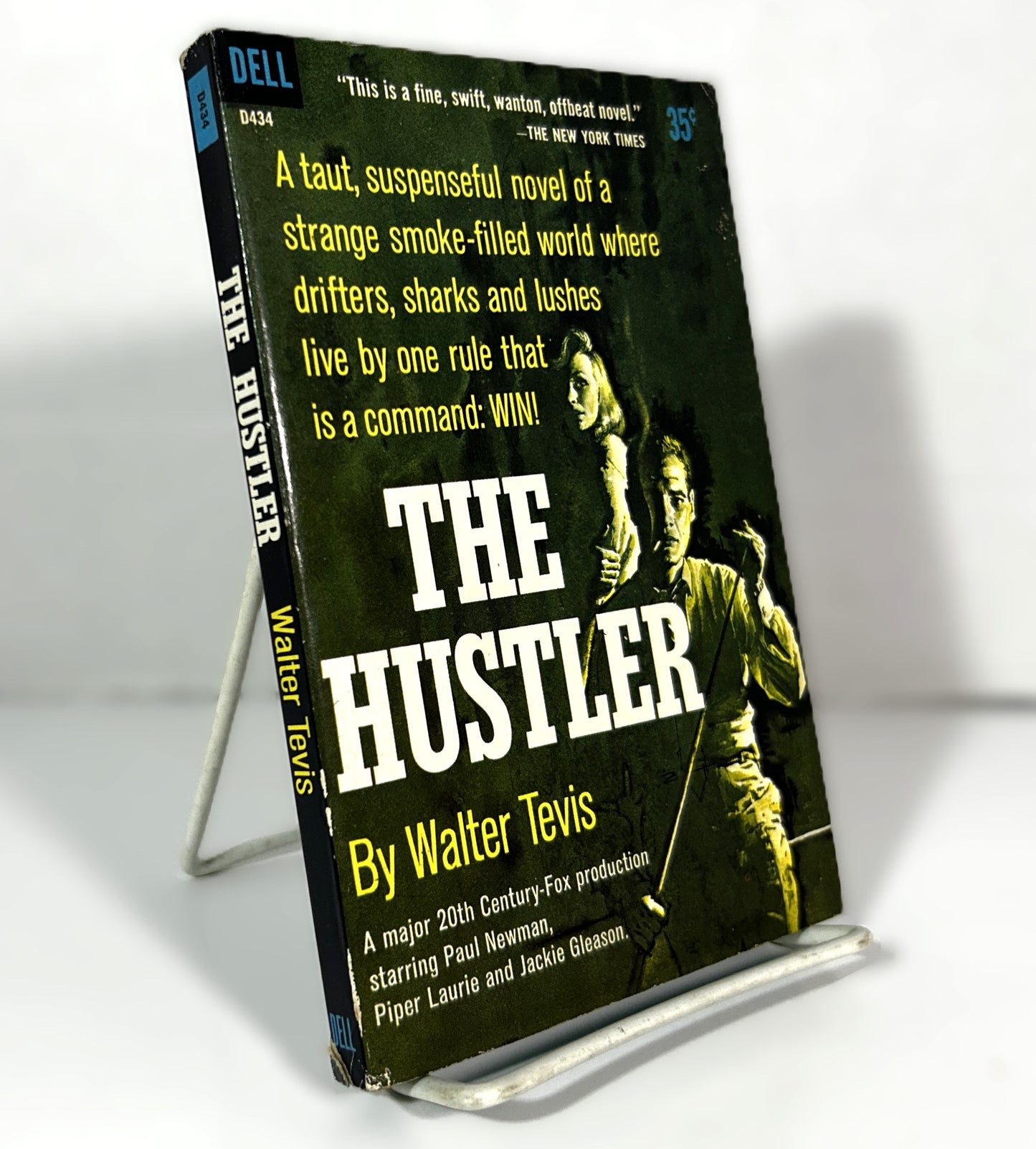 The Hustler by Walter Tevis 1961 Dell Paperback