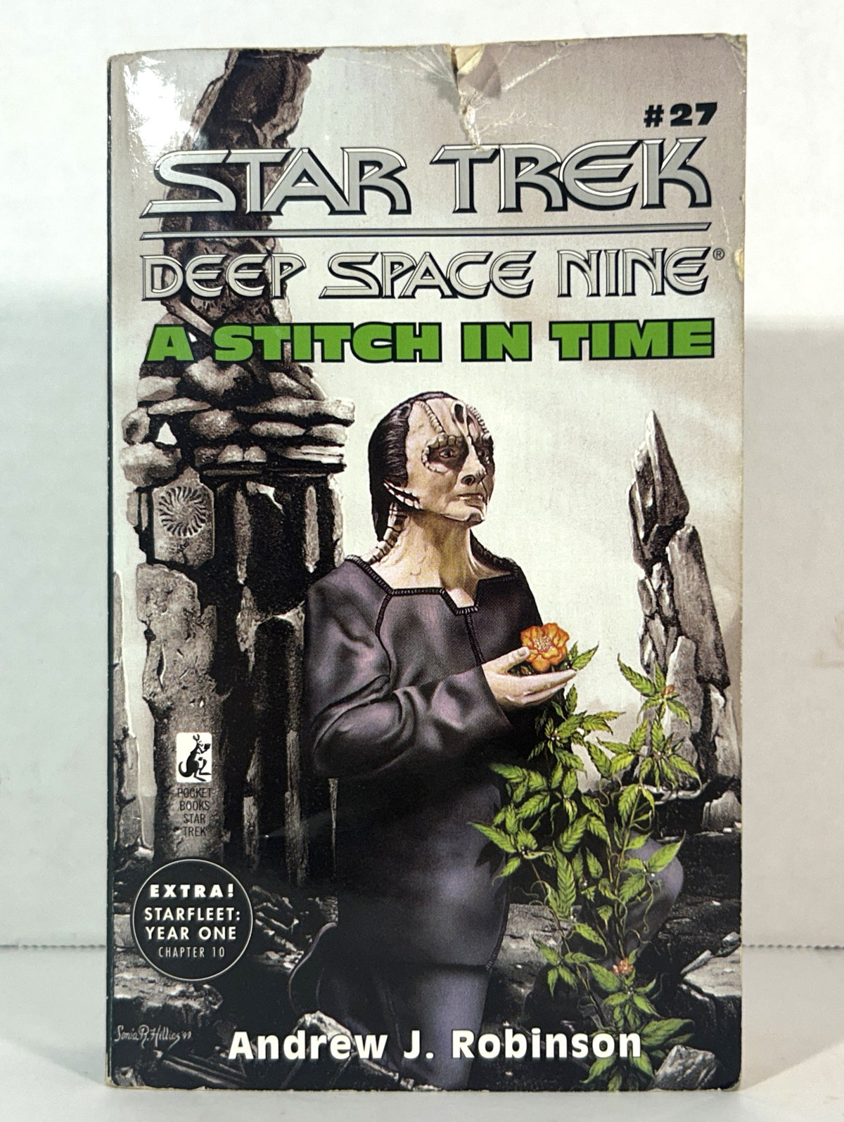 STAR TREK Deep Space Nine: A Stitch in Time by Andrew J. Robinson 2000 1st Printing