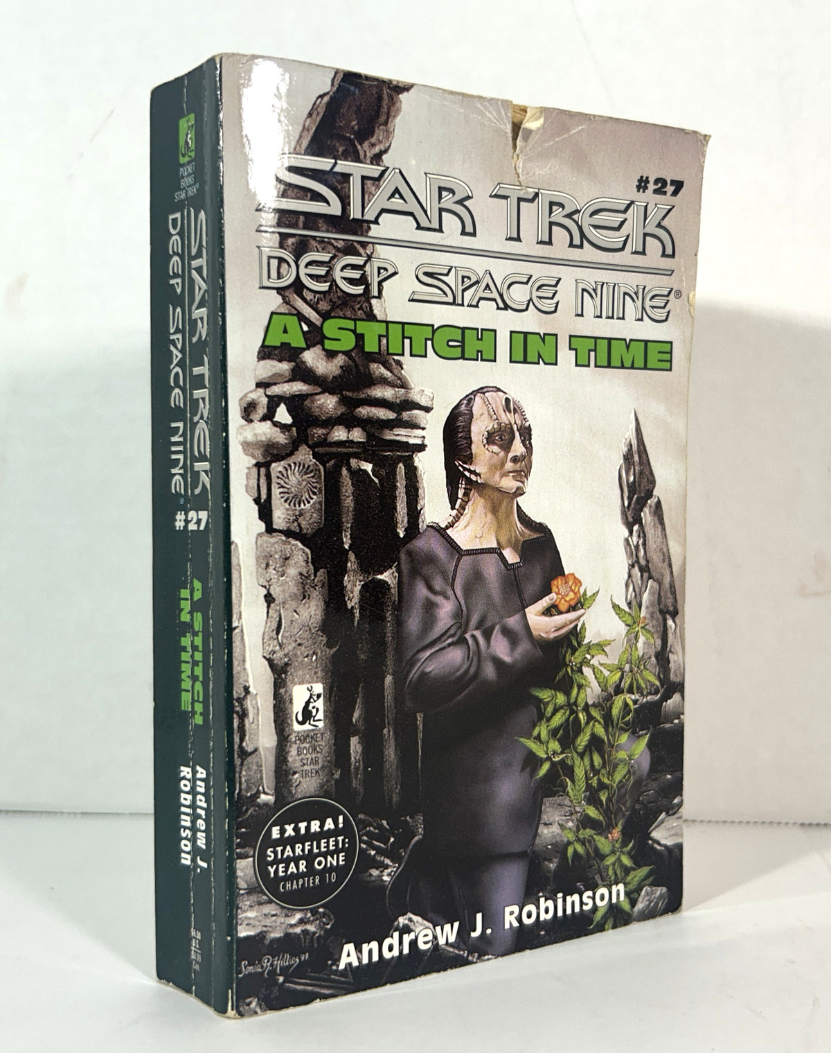 STAR TREK Deep Space Nine: A Stitch in Time by Andrew J. Robinson 2000 1st Printing